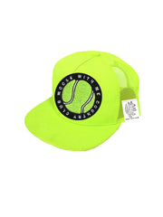 TODDLER Trucker Hat with Interchangeable Velcro Patch (Neon Yellow)