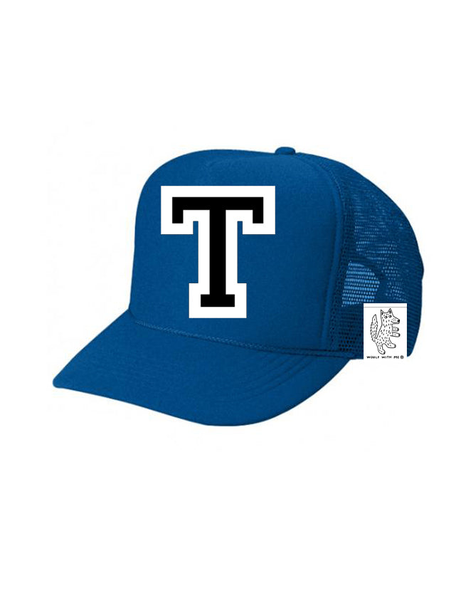 Texas Rangers Baseball Mesh Trucker Hat Blue Woven India