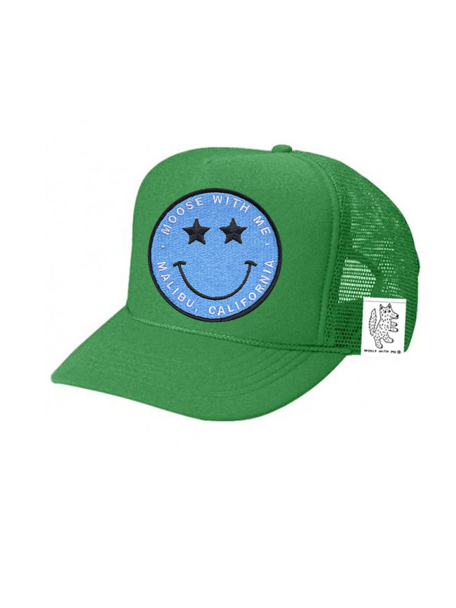 Malibu Sugar Trucker Hat with Rhinestone Rainbow Patch – a Spirit Animal