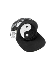 TODDLER Trucker Hat with Interchangeable Velcro Patch (Black)