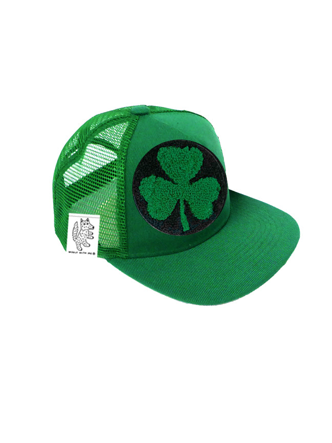 ADULT Customizable Trucker Hat, Patches Sold Separately (Green)