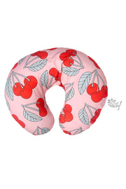 Woolf With Me Organic Boppy Nursing Pillow Cover Cherry color_bright-red